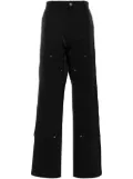 424 technical twill work trousers - Black
