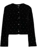 b+ab sequin detail jacket - Black