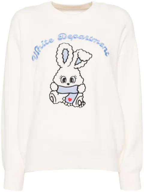 CHOCOOLATE embroidered crew neck jumper