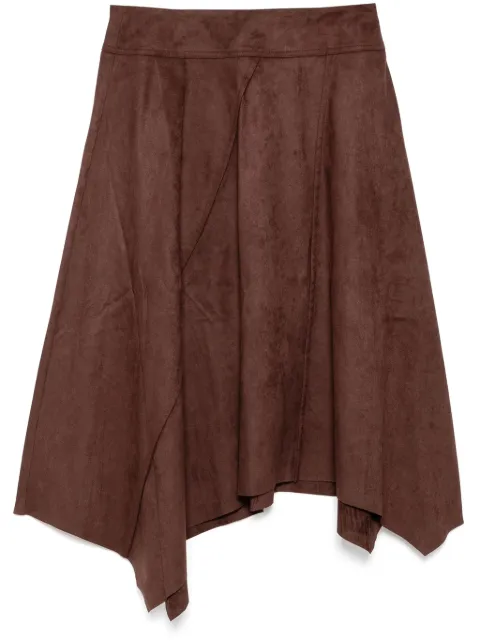 b+ab faux-leather skirt