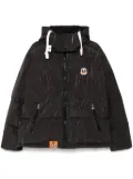 AAPE BY *A BATHING APE® crease effect padded jacket - Black