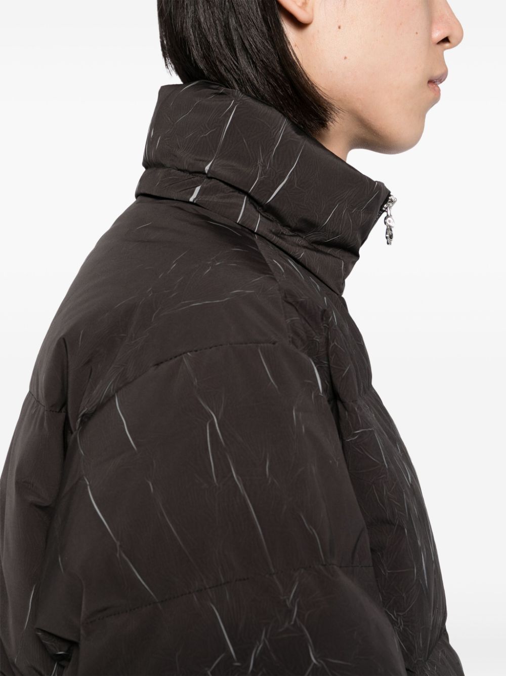 AAPE BY *A BATHING APE crease effect padded jacket Men