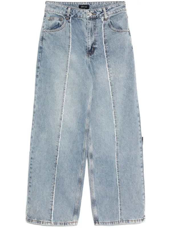 Tout a Coup wide-leg Washed Jeans Blue FARFETCH IN