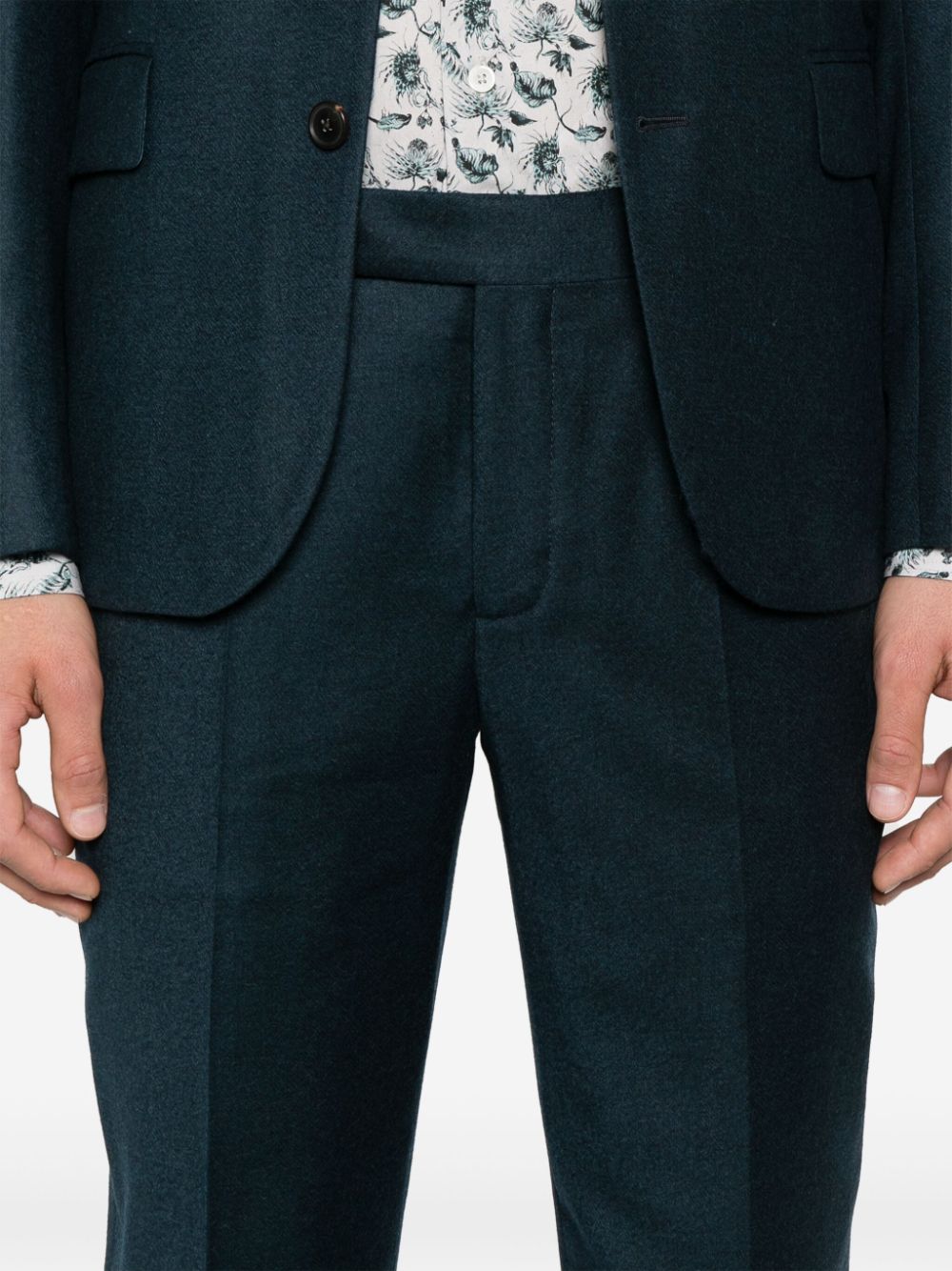 Shop Paul Smith Twill Suit In Blue