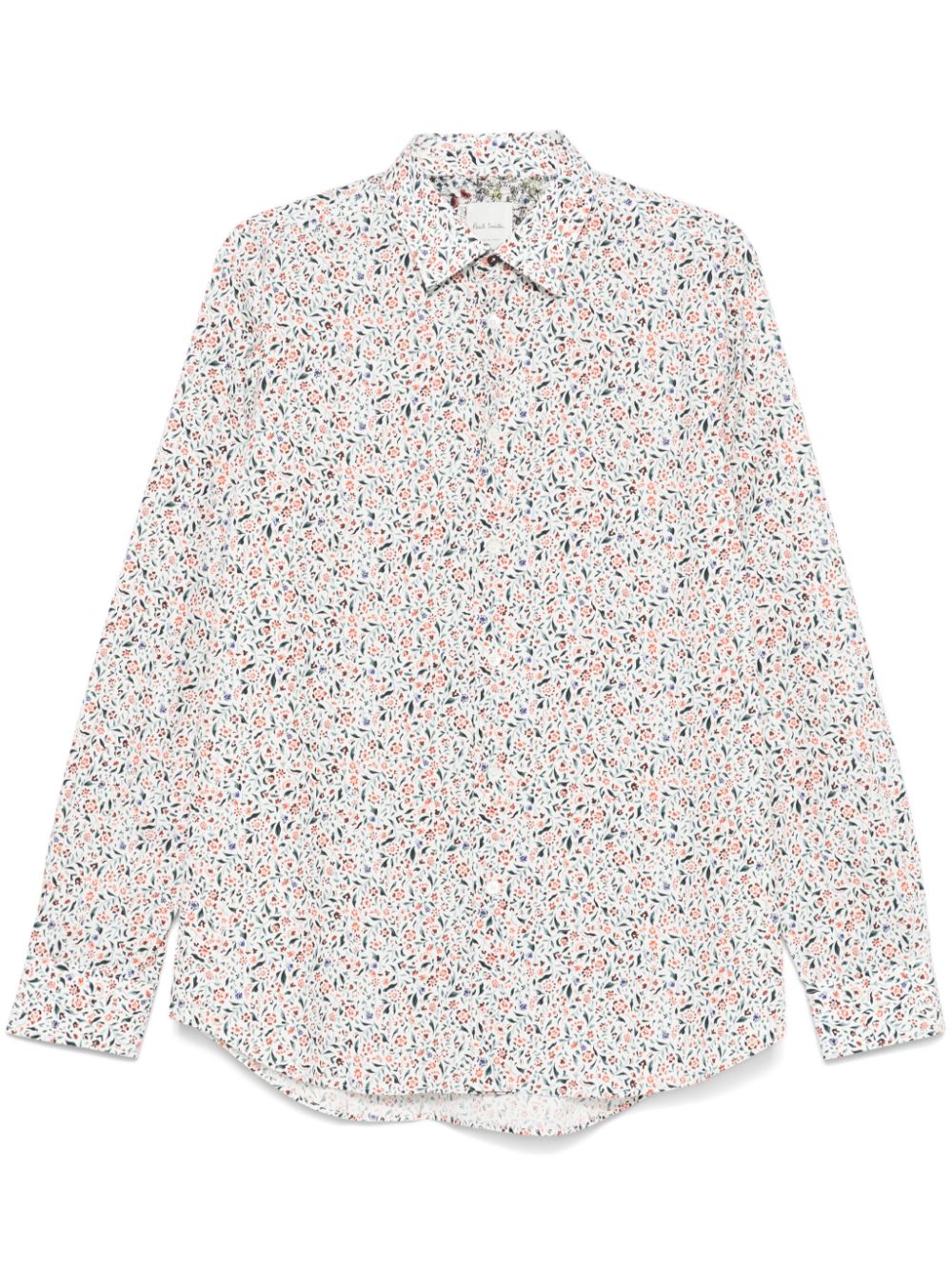 Paul Smith floral-print organic cotton shirt - White