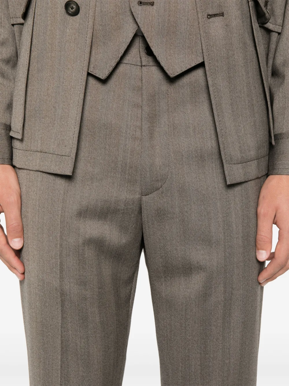 Tagliatore Garcon broek Bruin