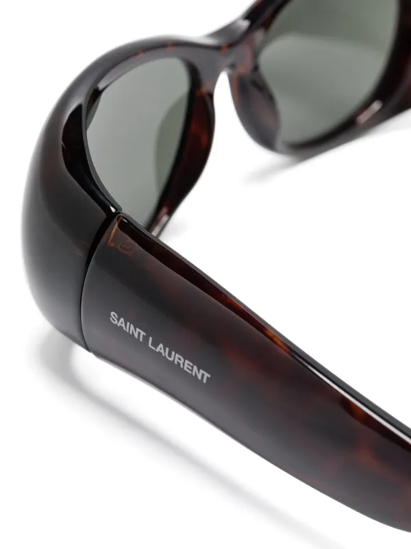 Saint Laurent Eyewear SL 736 サングラス | ブラウン | FARFETCH JP