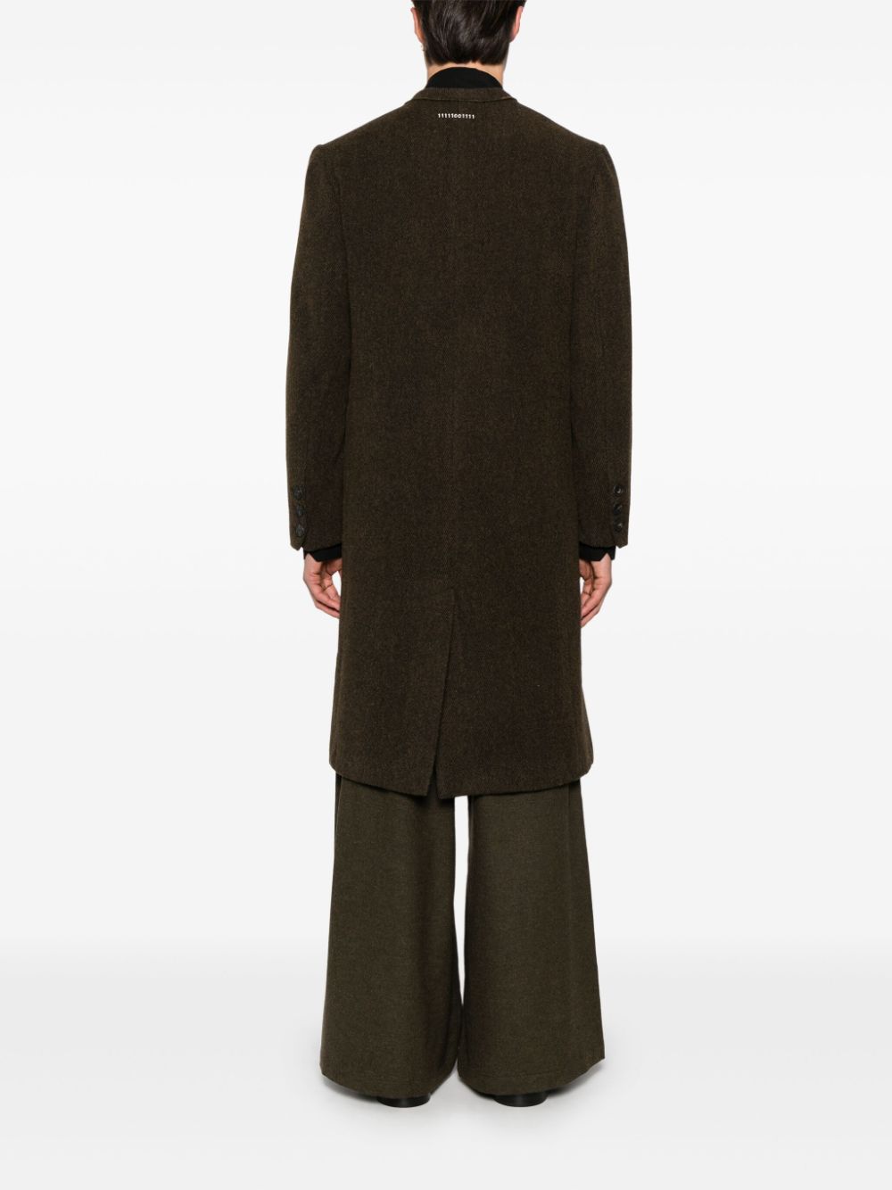 Shop Société Anonyme Alpaca Wool Coat In Brown