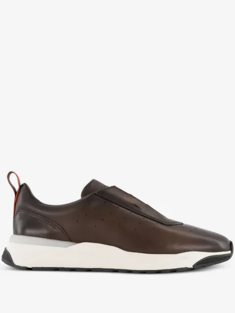 Santoni Tênis de couro