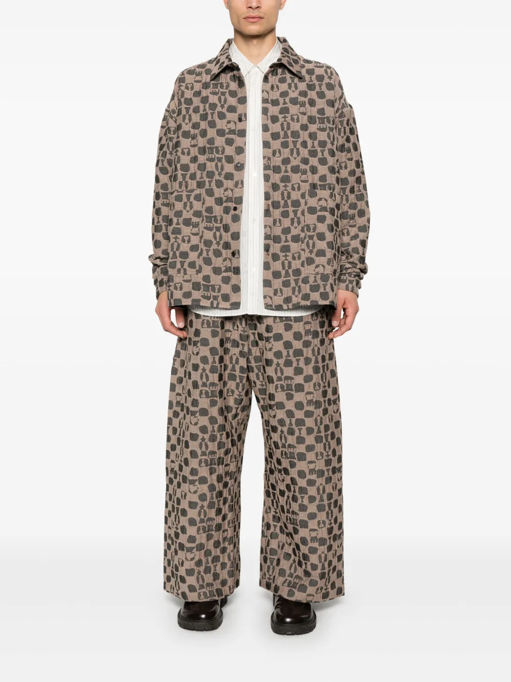 henrikvibskov Henrik Vibskov Eclipse broek - Bruin