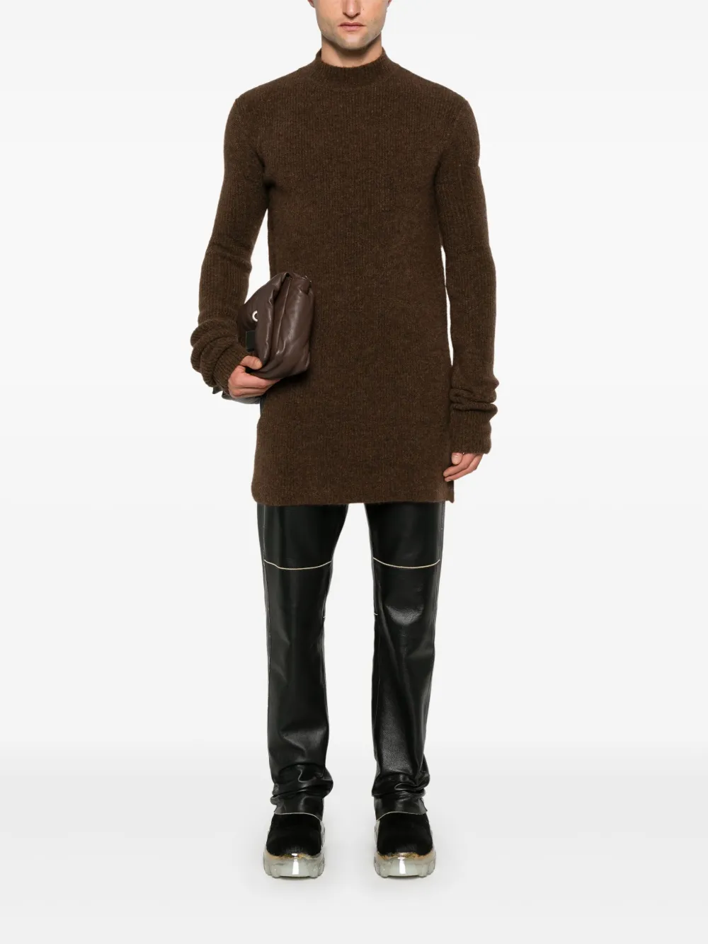 rickowens Rick Owens Trui met uitgesneden detail - Bruin