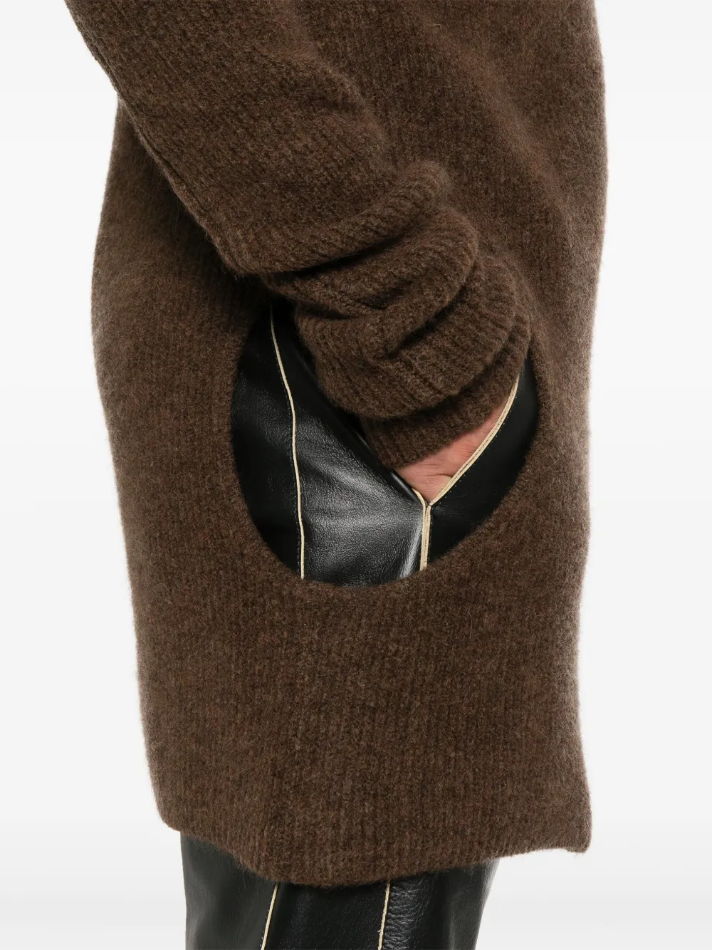 Rick Owens Trui met uitgesneden detail Bruin