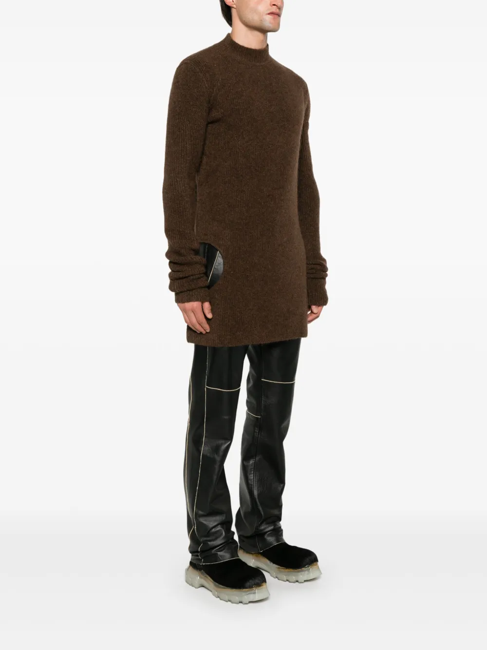 Rick Owens Trui met uitgesneden detail Bruin