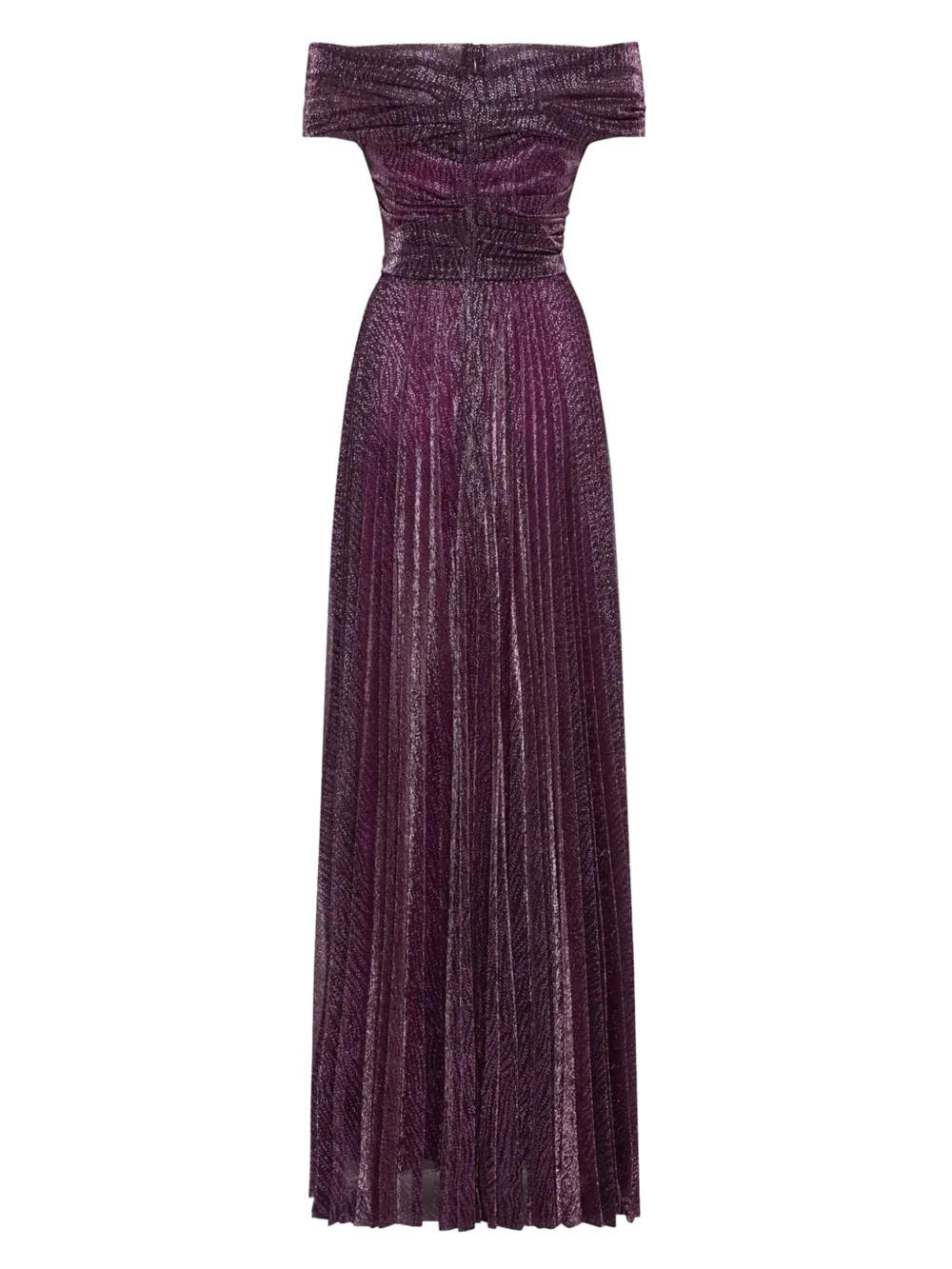 Talbot Runhof metallic-thread gown - Roze
