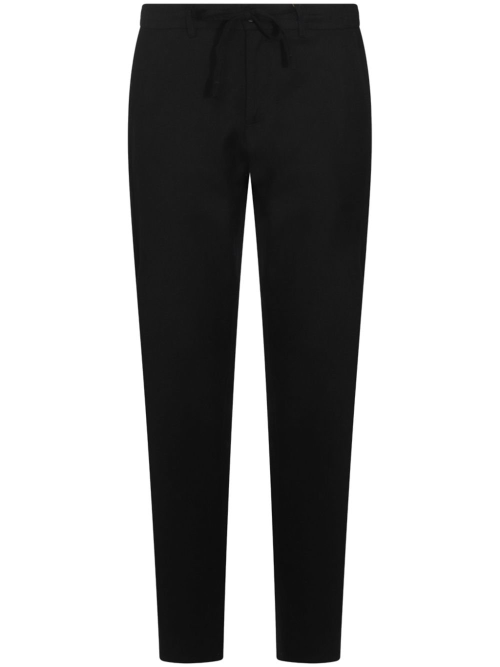 Canali wool tapered trousers - Black