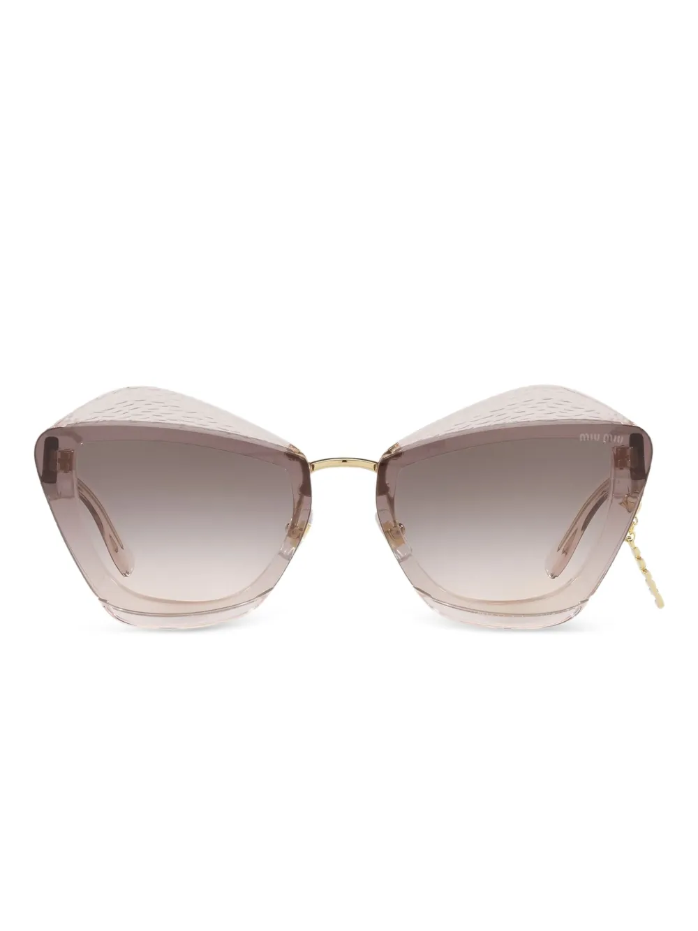 Miu butterfly-frame sunglasses Bruin