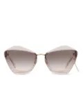 Miu Miu Eyewear butterfly-frame sunglasses - Brown
