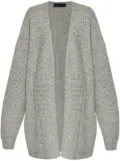 FEAR OF GOD ESSENTIALS logo-patch cardigan - Grey