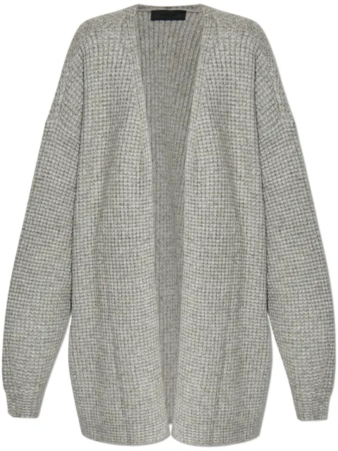 FEAR OF GOD ESSENTIALS logo-patch cardigan