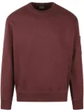C.P. Company logo-patch sweatshirt - Red