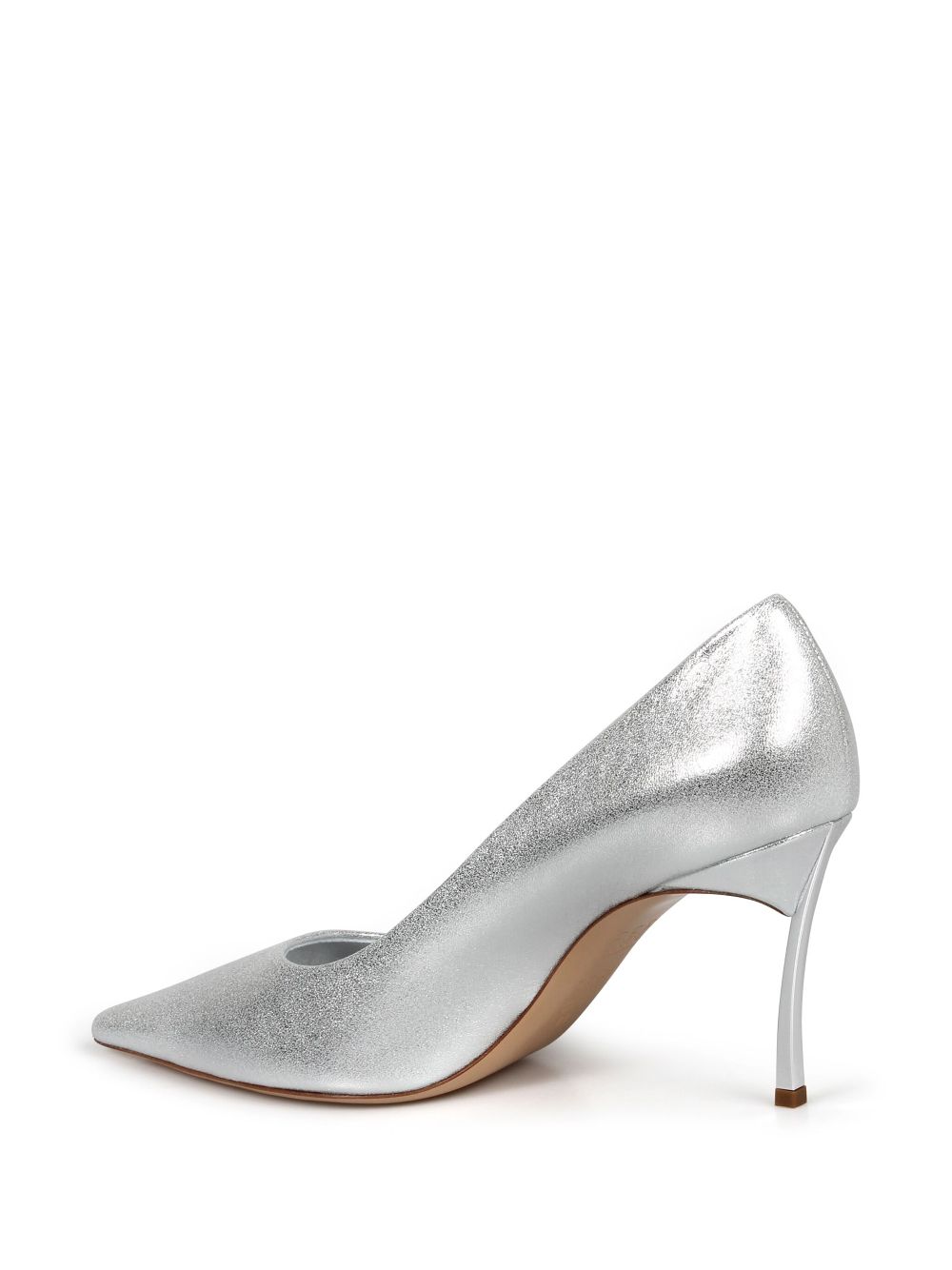 Casadei 100mm Superblade pumps Silver