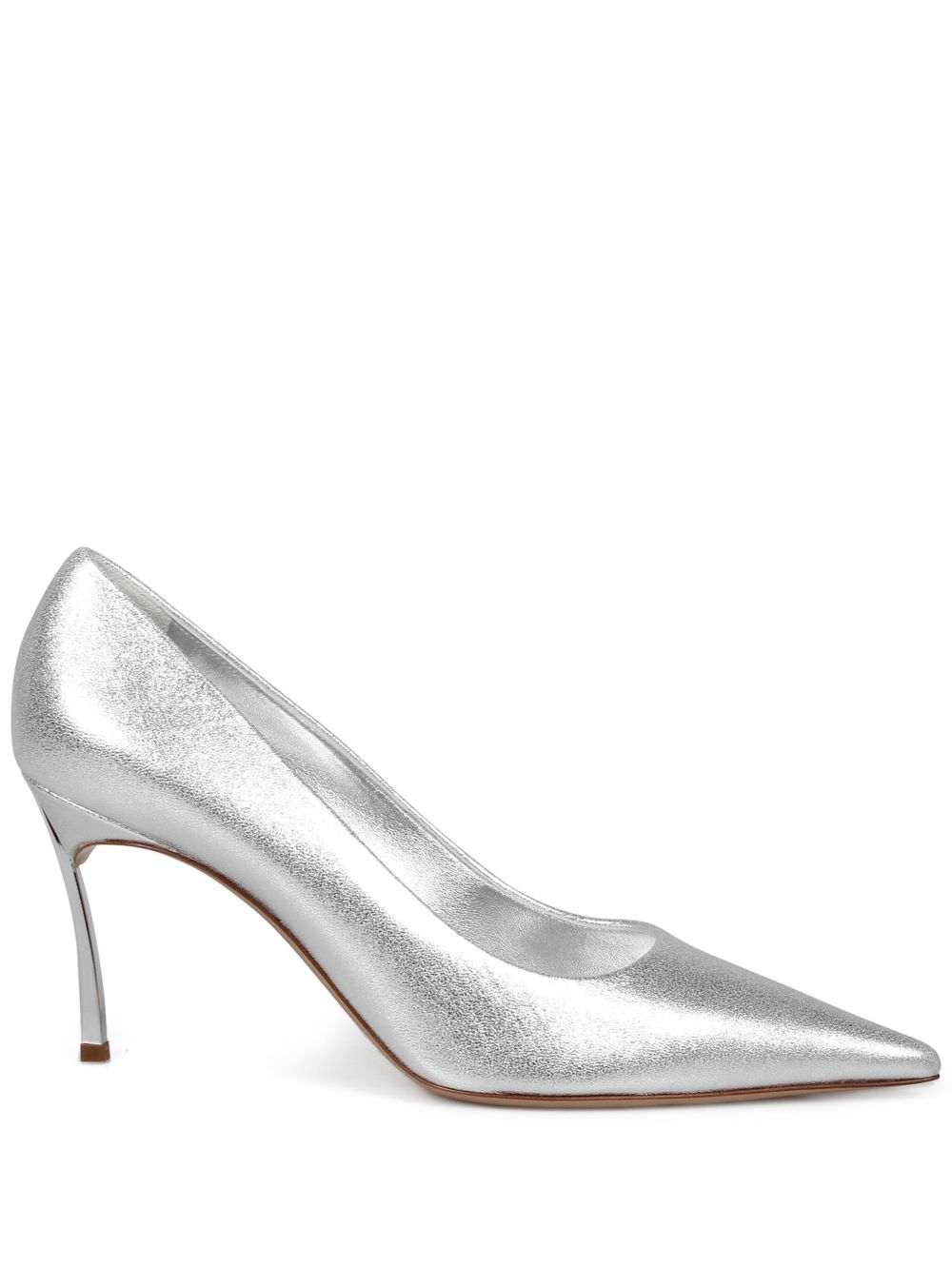 Casadei 100mm Superblade pumps Silver