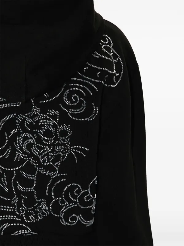 Kenzo Star Tiger Embroidered Hoodie | Black | FARFETCH