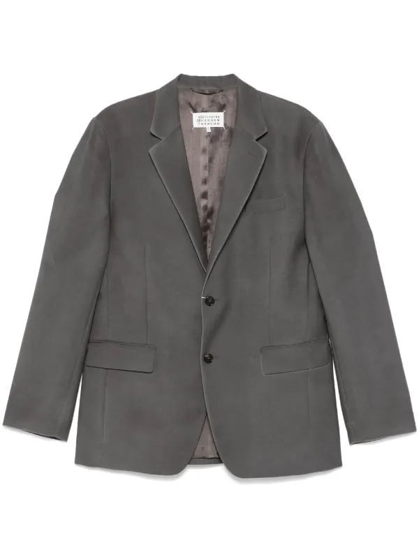 Maison Margiela シングルジャケット | グレー | FARFETCH JP Maison Margiela シングルジャケット | グレー | FARFETCH JP