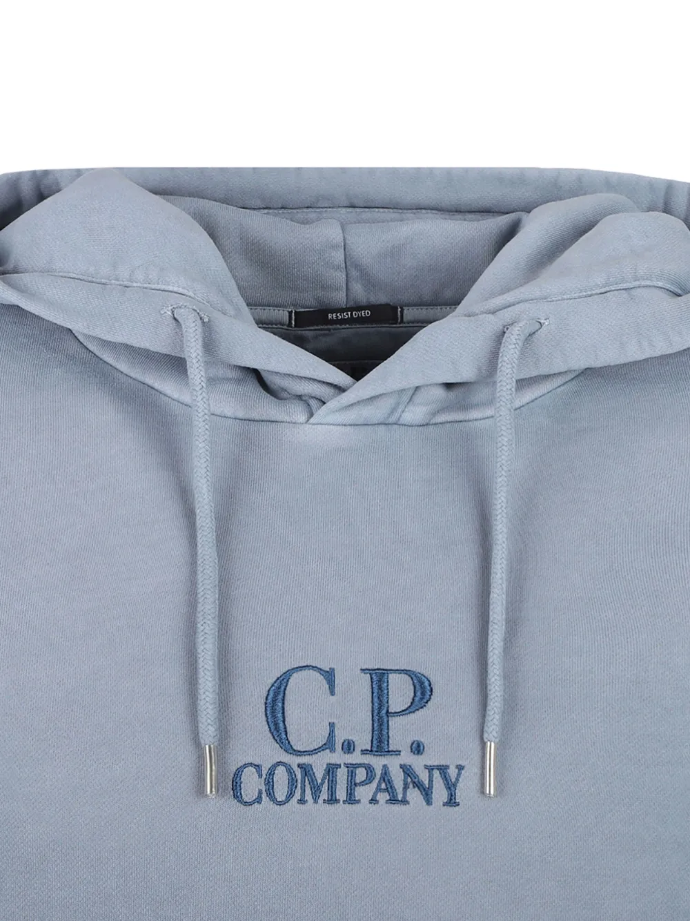 C.P. Company Hoodie met geborduurd logo Blauw