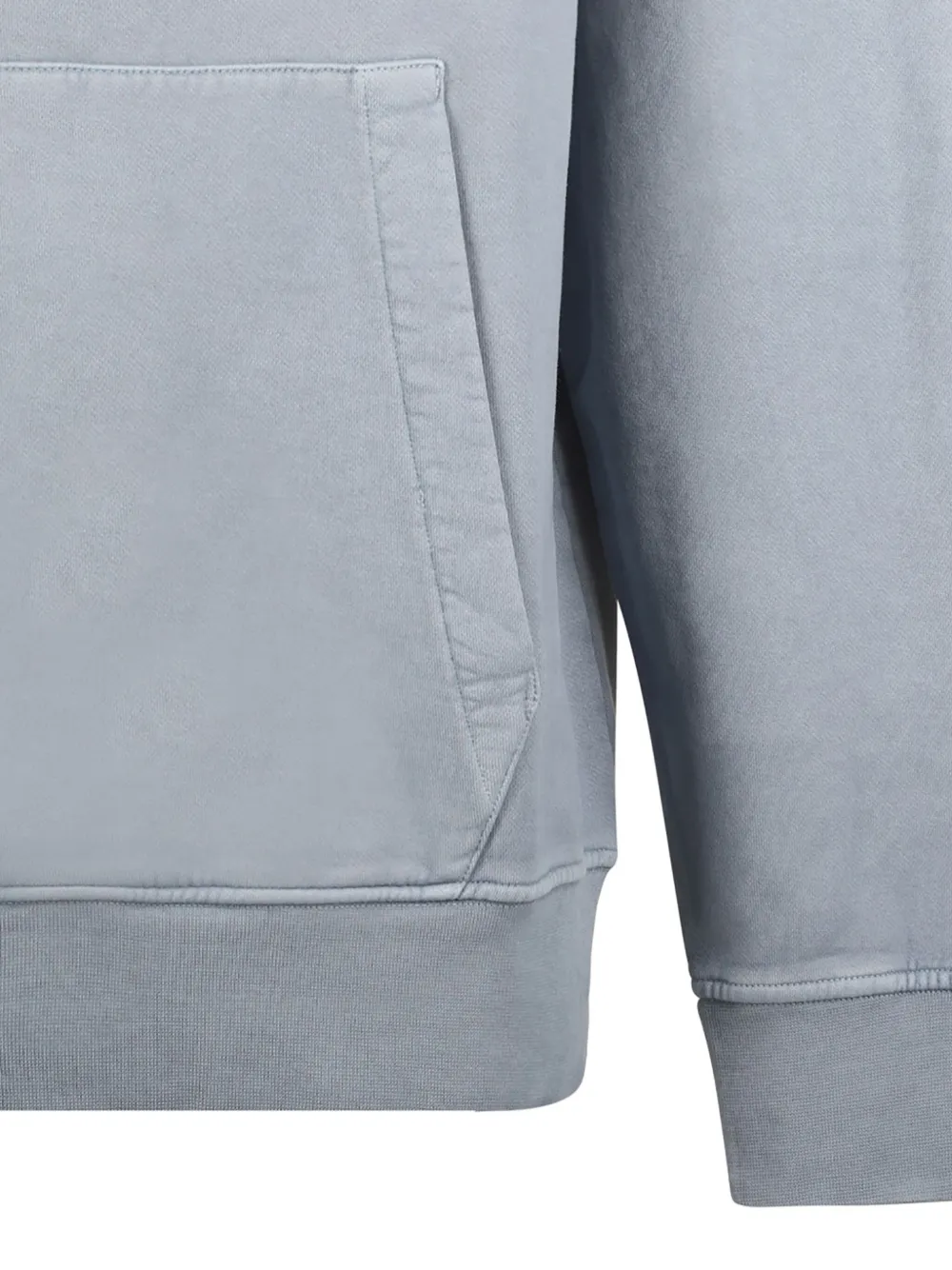 C.P. Company Hoodie met geborduurd logo Blauw
