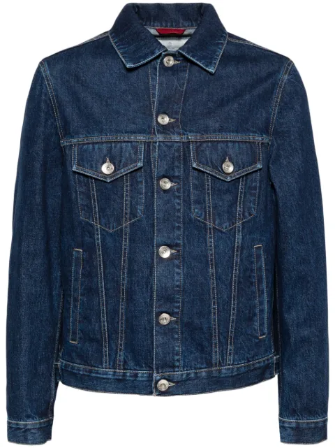 Brunello Cucinelli four-pockets denim jacket