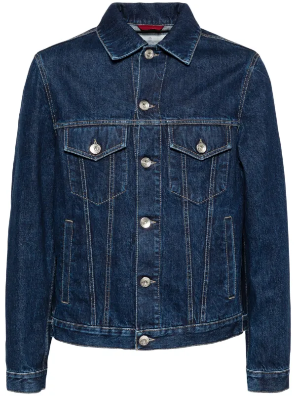 Brunello Cucinelli デニムジャケット | ブルー | FARFETCH JP Brunello Cucinelli デニムジャケット | ブルー | FARFETCH JP