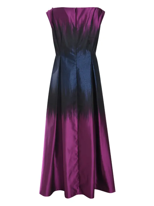Talbot Runhof Ombr-effect Maxi Dress - Pink