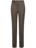 Helmut Lang panelled slim-fit trousers - Brown