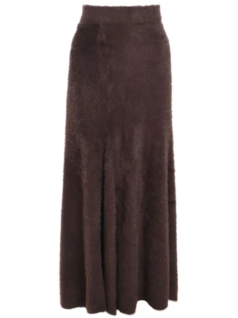 Helmut Lang knitted maxi skirt