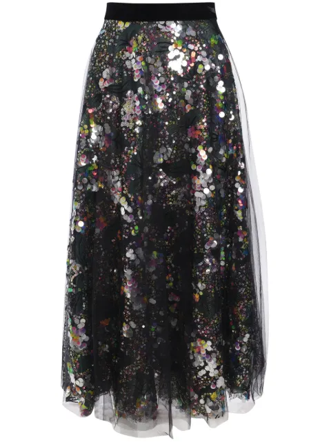 Talbot Runhof Hessa midi skirt 