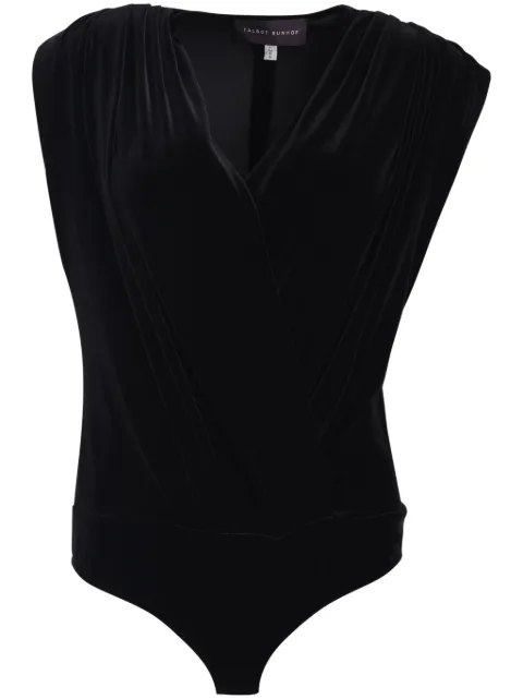 Talbot Runhof velvet bodysuit