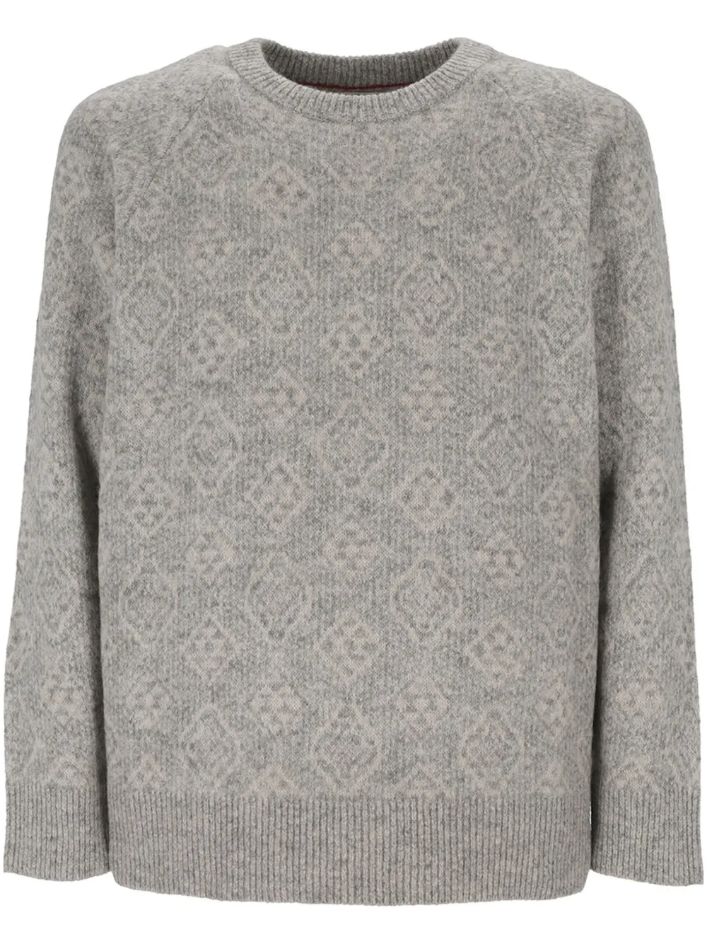 Brunello Cucinelli patterned jumper Grijs