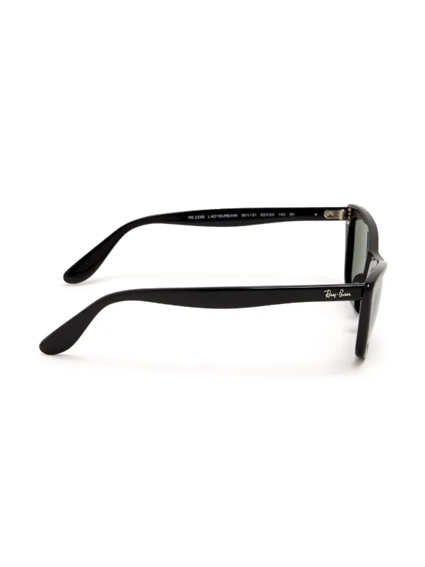 Ray-Ban Lady Burbank Sunglasses | Black | FARFETCH SG