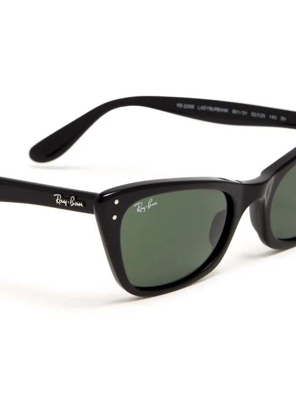 【R&B】Lady Ray-Ban Lady Burbank Sunglasses | Black | FARFETCH SG