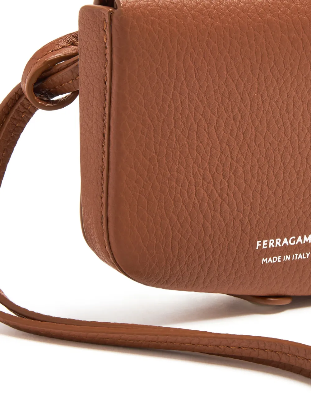 Ferragamo Fiamma portemonnee Bruin