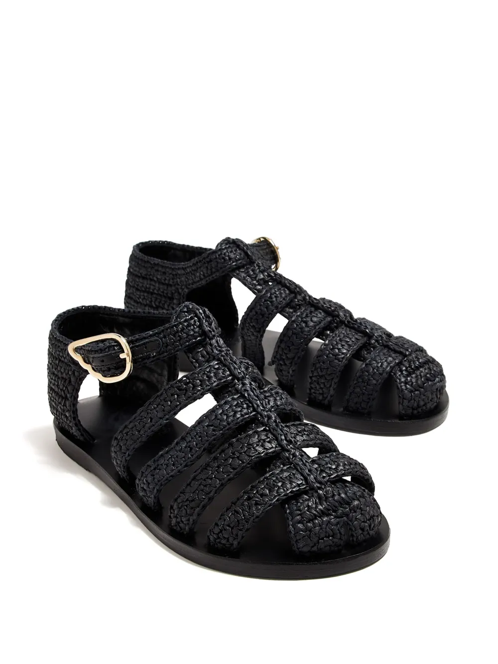 Ancient Greek Sandals Homeria sandals Black