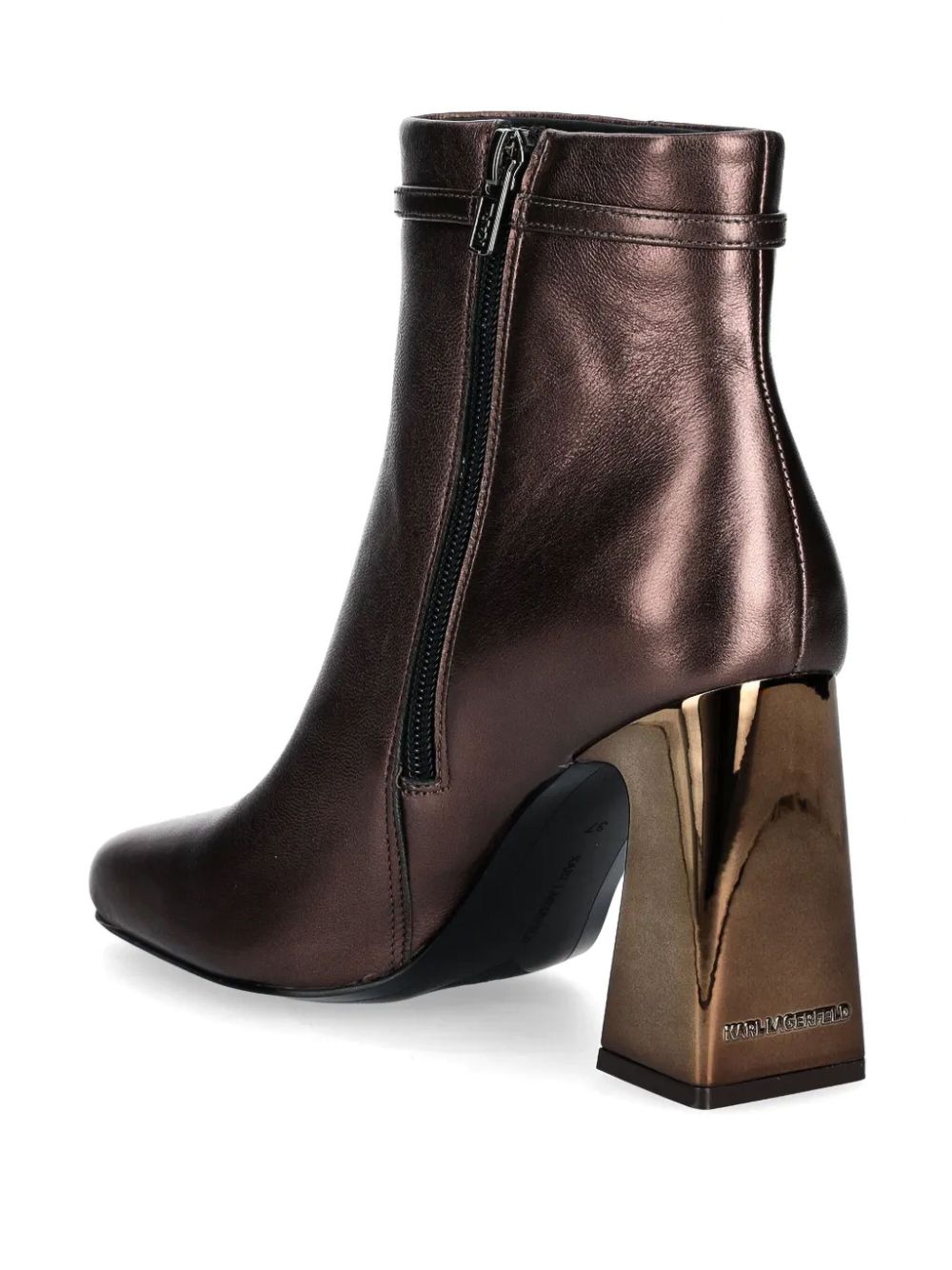 Karl Lagerfeld 95mm Astra Nova boots Brown