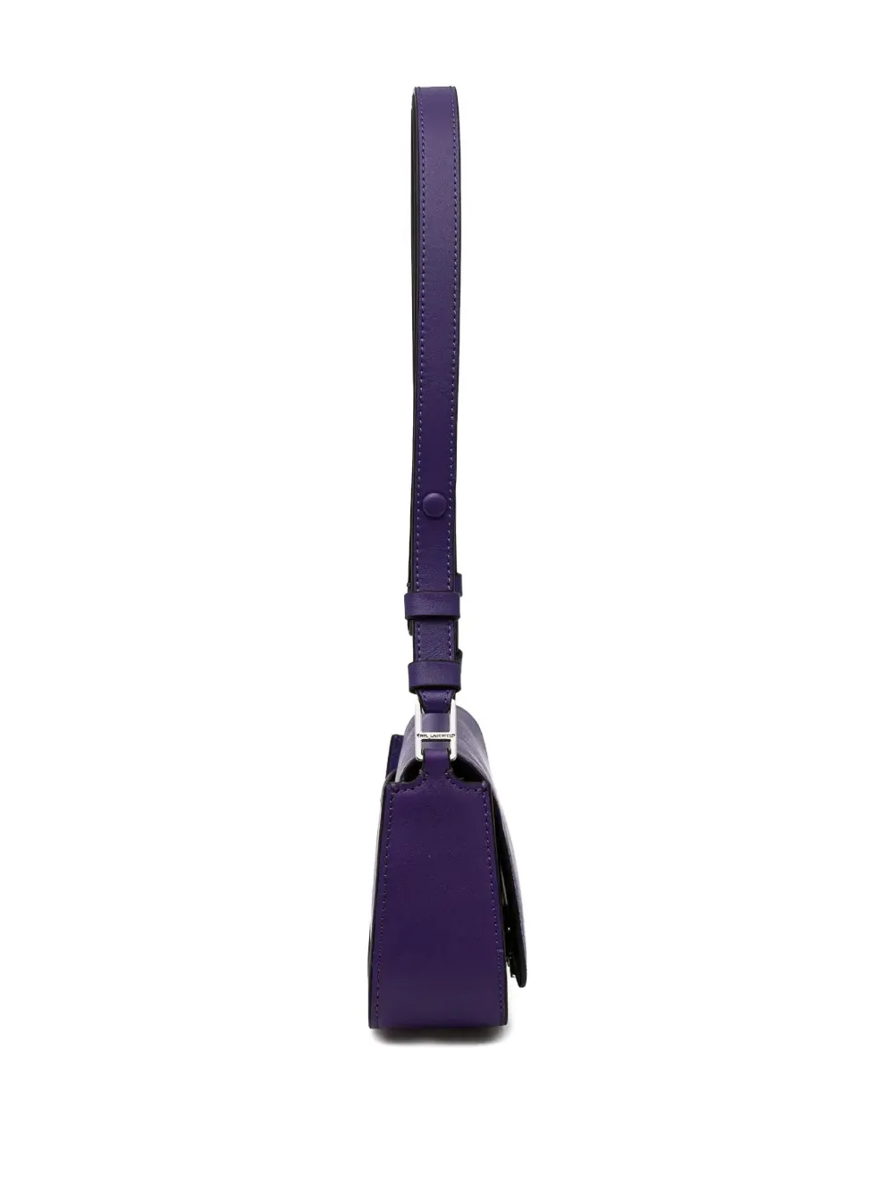 Karl Lagerfeld K Signature crossbodytas met satijnen-effect Paars