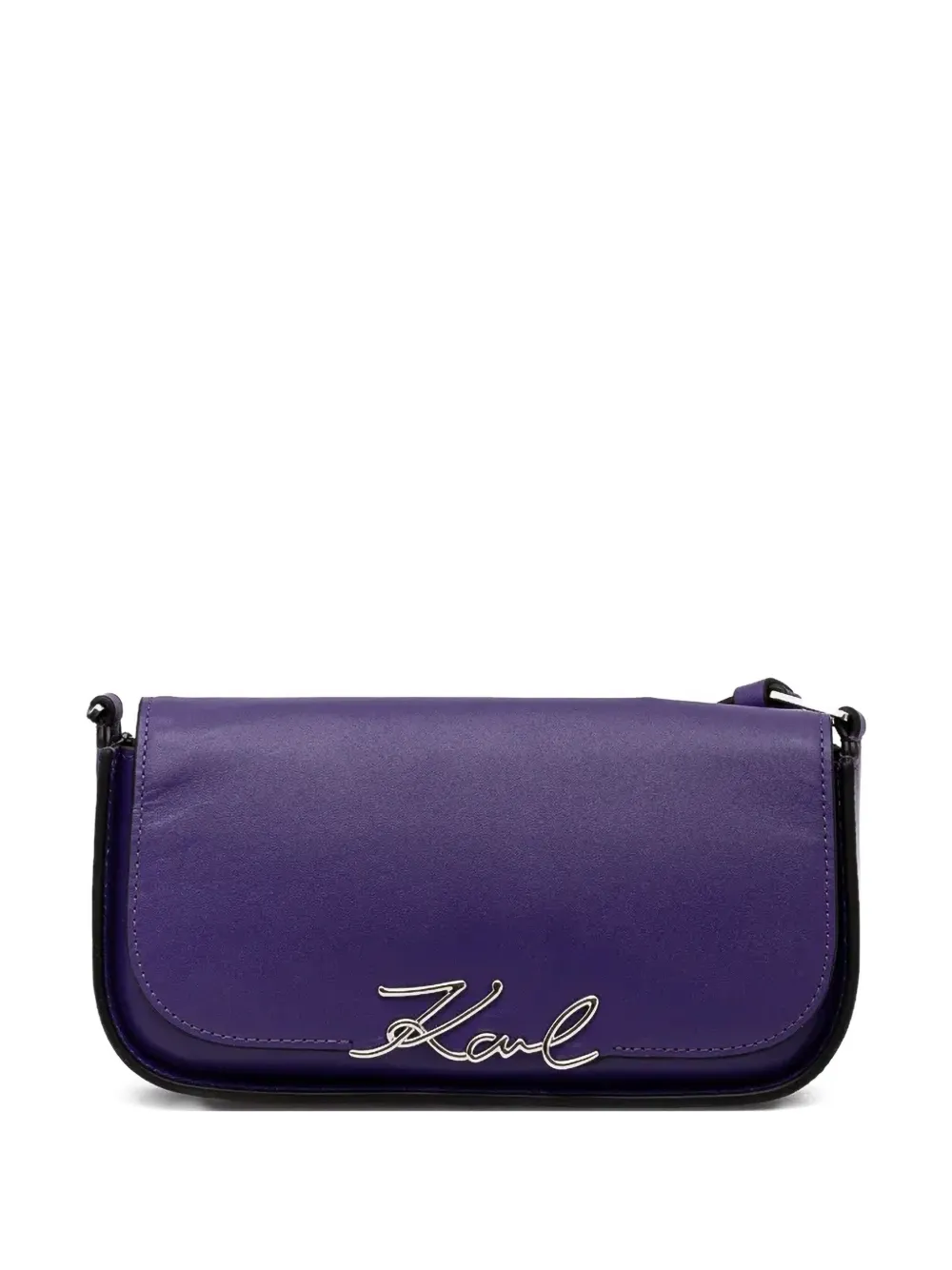 Karl Lagerfeld K/Signature ショルダーバッグ - パープル Karl Lagerfeld K/Signature ショルダーバッグ - パープル