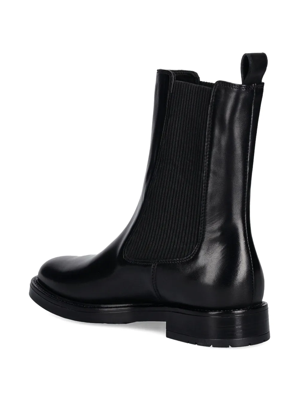 Karl Lagerfeld ribbed panel boots Zwart