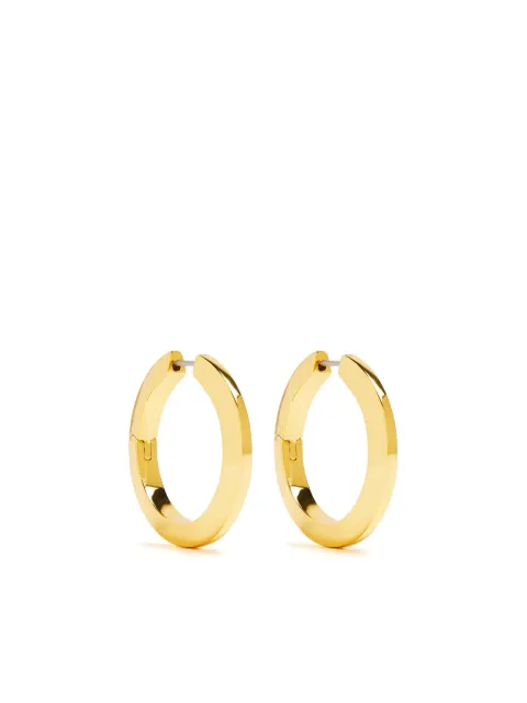 Jenny Bird aretes con logo grabado