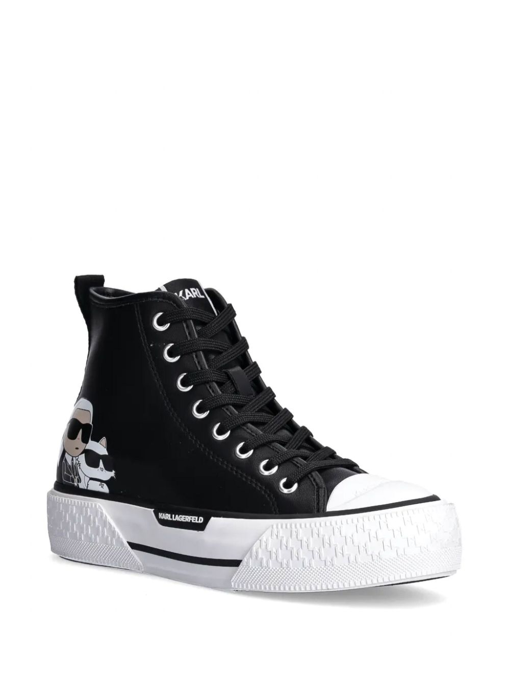 Karl Lagerfeld Kampus Max sneakers - Zwart