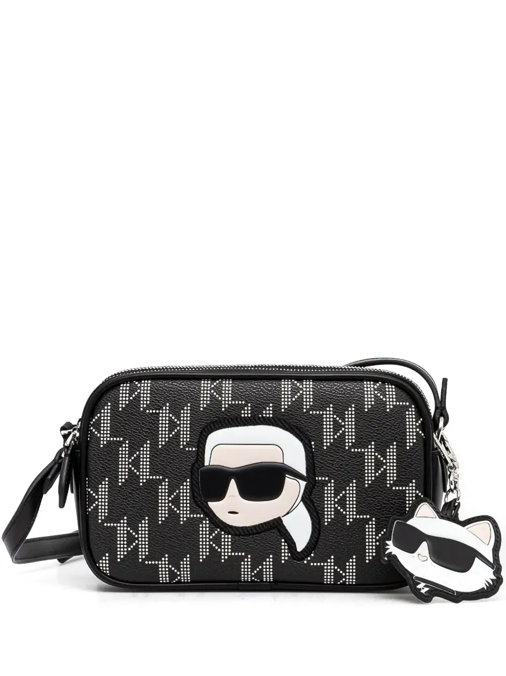 Karl Lagerfeld K Ikonik crossbodytas Zwart