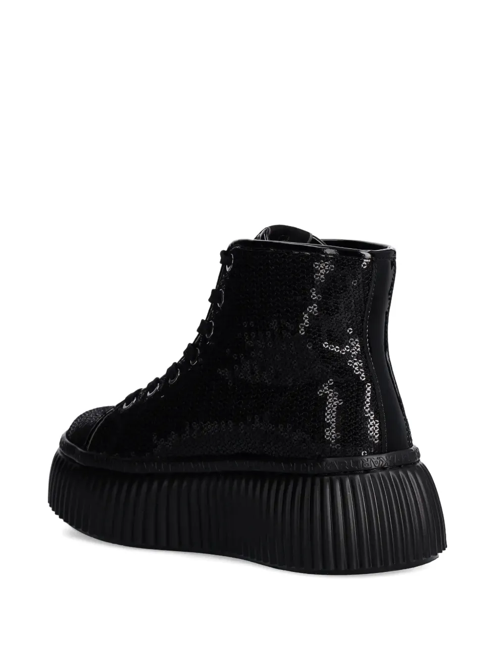 Karl Lagerfeld Sneakers verfraaid met pailletten Zwart
